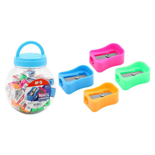 Plastic Pencil Sharpener One-Hole
